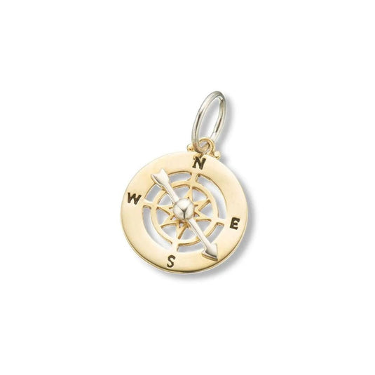 Palas Jewellery Compass Spinning Arrow Charm - Luna Rossi