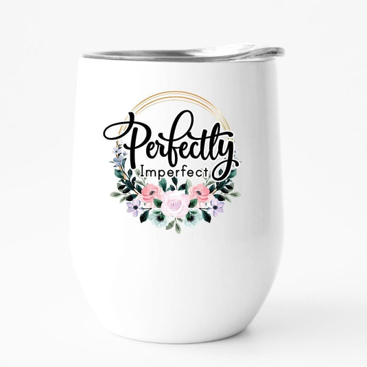 Stemless Travel Tumbler With Lid - Perfectly Imperfect - Luna Rossi