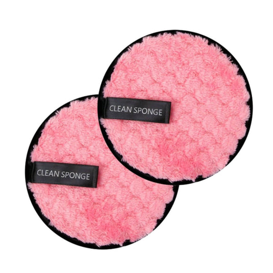 2 Microfiber Makeup Remover Reusable Cleansing Pads - Luna Rossi