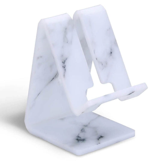 Ellie Rose Acrylic Phone Stand - Misty Marble - Luna Rossi
