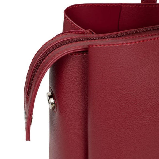 HEXAGONA - LENA Shoulder Bag in Red - Luna Rossi