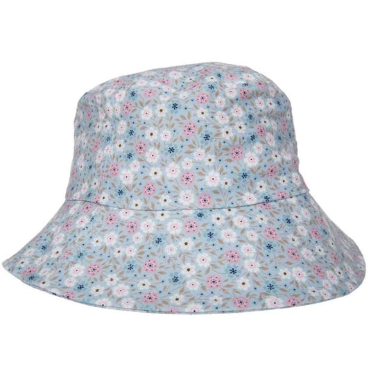 Katydid Vintage Blue Daisy Bucket Hat - Luna Rossi