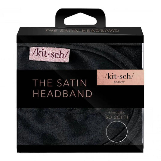 KITSCH Satin Sleep Headband - Black - Luna Rossi