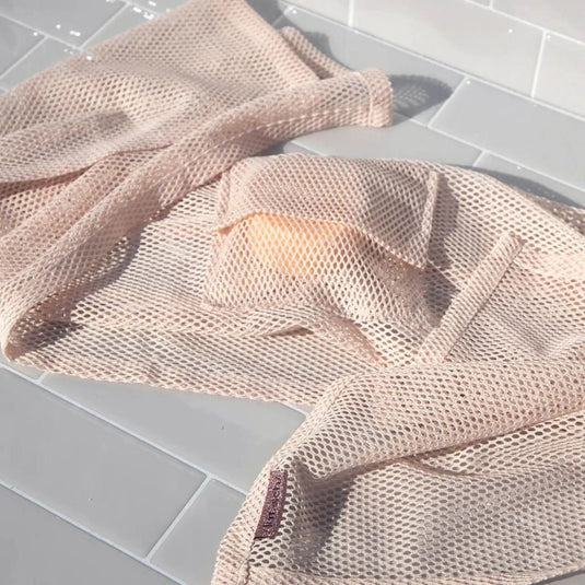 KITSCH XL Exfoliating Body Washcloth - Blush - Luna Rossi