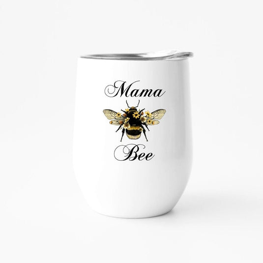 Stemless Travel Tumbler With Lid - Mama Bee - Luna Rossi