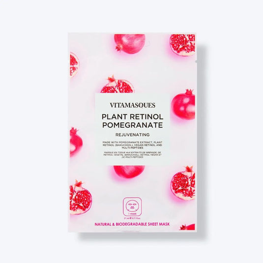 VITAMASQUES Retinol Pomegranate Face Sheet Mask - Luna Rossi
